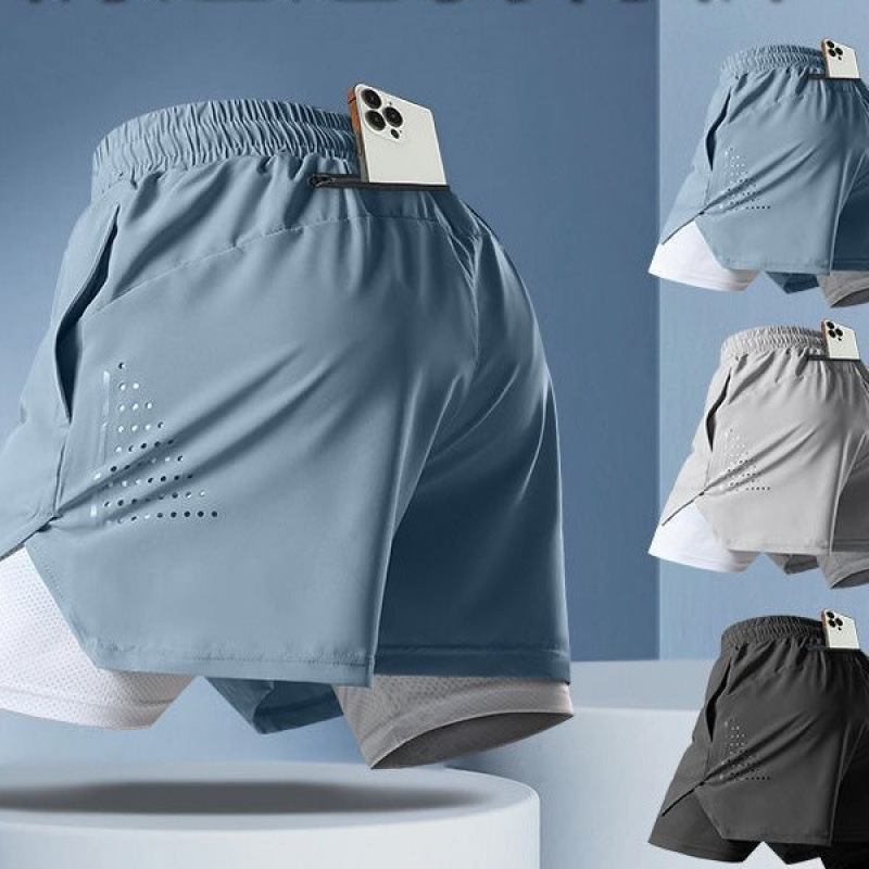 Men's Running Shorts Professional Marathon Track and Field Three-Point Pants Quick-Drying Lined Pants Sports Fake Two-Piece One-Piece Drop Shipping Men's Running Shorts Professional Marathon Track and Field Three-Point Pants Quick-Drying Lined Pants Sports Fake Two-Piece One-Piece Drop Shipping