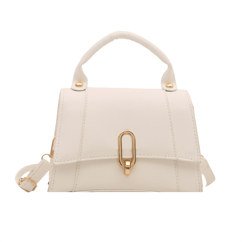 Bolso de mano coreano 2025 primavera nueva bolsa de moda de mujer con bloqueo de moda bolso de hombro simple de viaje