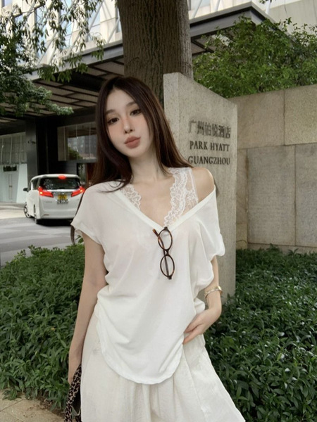 Sexy lace autumn design tank top sleevless