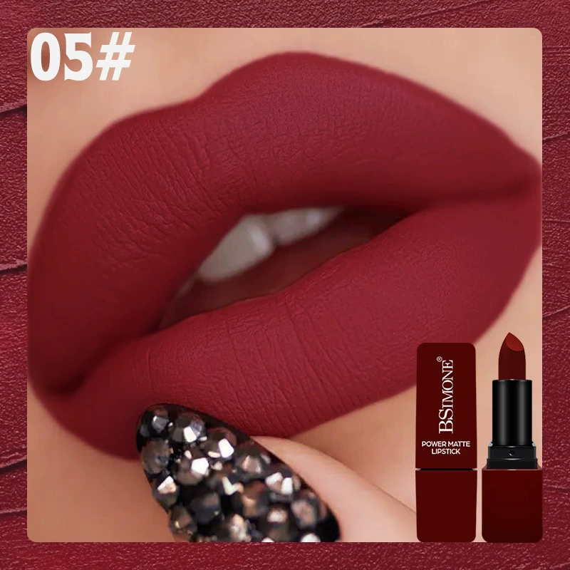 Матовая помада Silky (BSIMONE) — стойкая, не тускнеет, 3,5 г