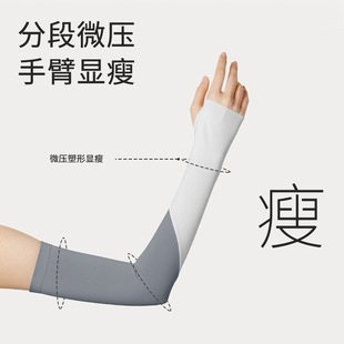 Spring and Summer 2022 Ice Sleeve Arm Sunscreen Breathable Sleeve Outdoor UV Protection Driving Riding Ice Silk Arm Sleeve