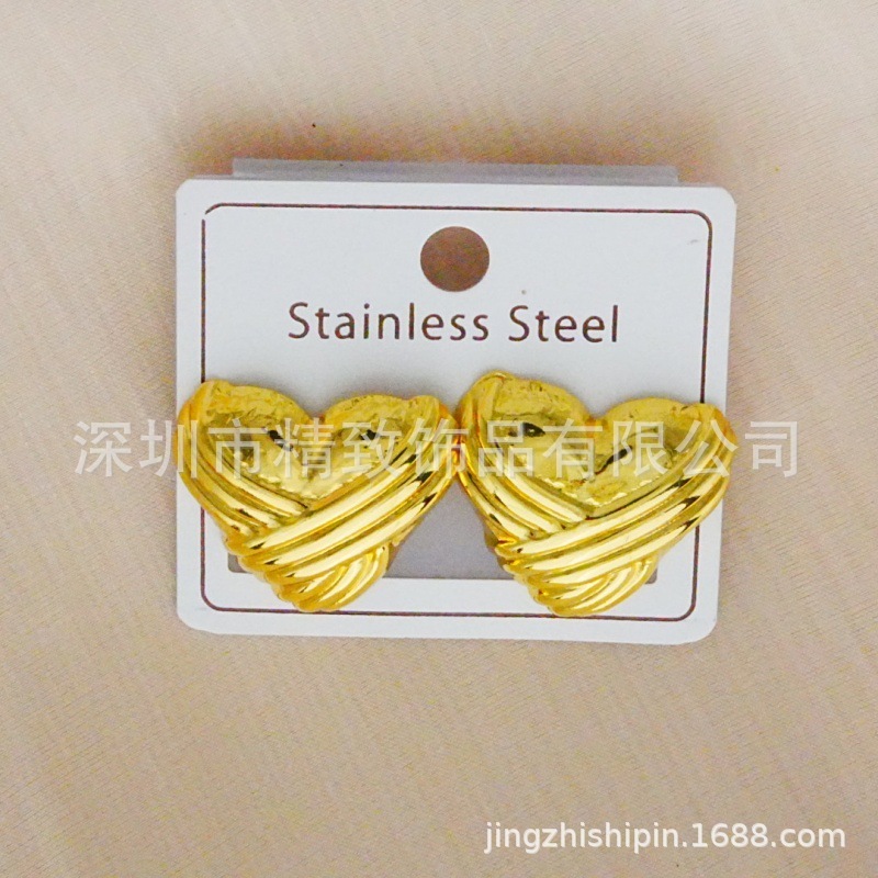 【热销爆款】欧美时尚 跨境个性新款时尚不锈钢耳环 多款轻奢潮流|undefined