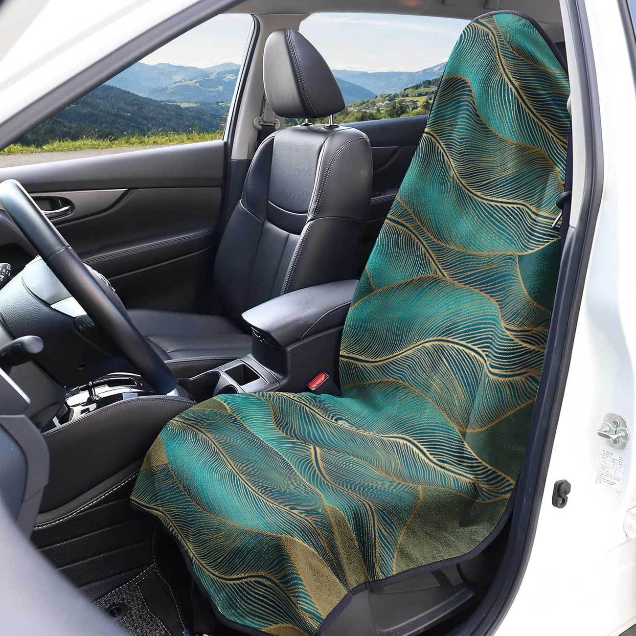 Car seat towel cover front seat protector suitable for gym and exercise, universal for all seasons, car use 132