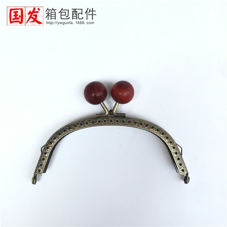 8.5 10.5 12.5 16.5 20.5CM arco en relieve de encaje de madera oro boca 20mm perlas de dulces japonesas