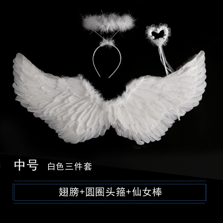 Halloween plumas alas adultos niños fiesta diablo ángel plumas alas props niños ángel alas