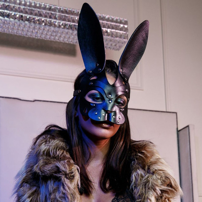 Adult Sex Leather Mask Sexy Hollow Women's Wear Sex Tune Alternative Toys Stage Performance Props Adult Sex Leather Mask Sexy Hollow Women's Wear Sex Tune Alternative Toys Stage Performance Props