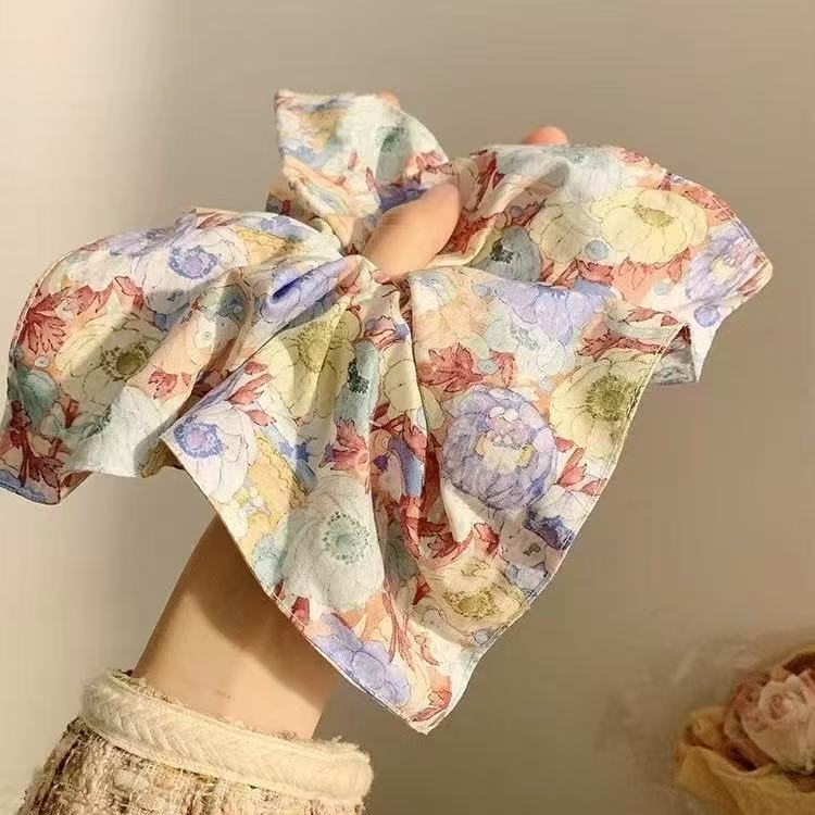 5679 스퀘어 스카프-프레시 플로럴 (25cm)