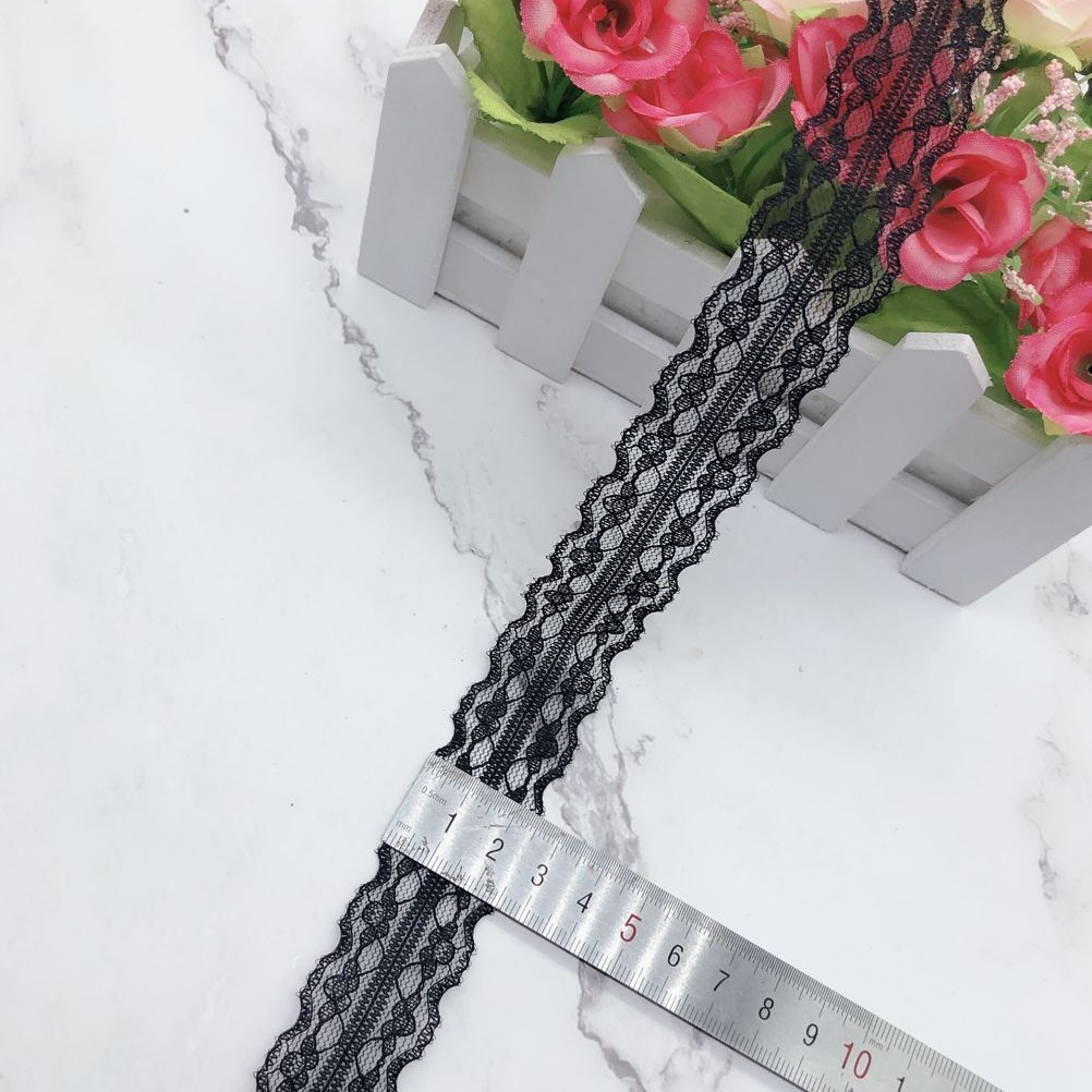 福建蕾丝花边花边服装辅料DIY现货供应125-2#  宽度2.5CM
