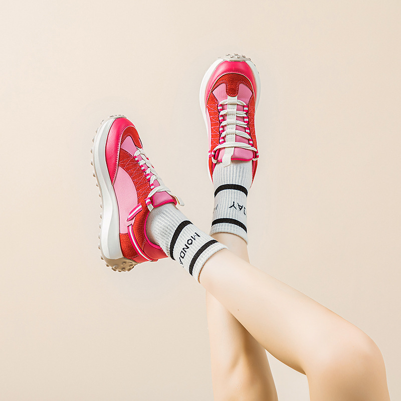 Women Running Shoes Walking Shoes Tennis Shoes Sneakers Rubber Sole Easy To Clean Cushioned Shock Absorption Footwear Sneakers_voghion.com