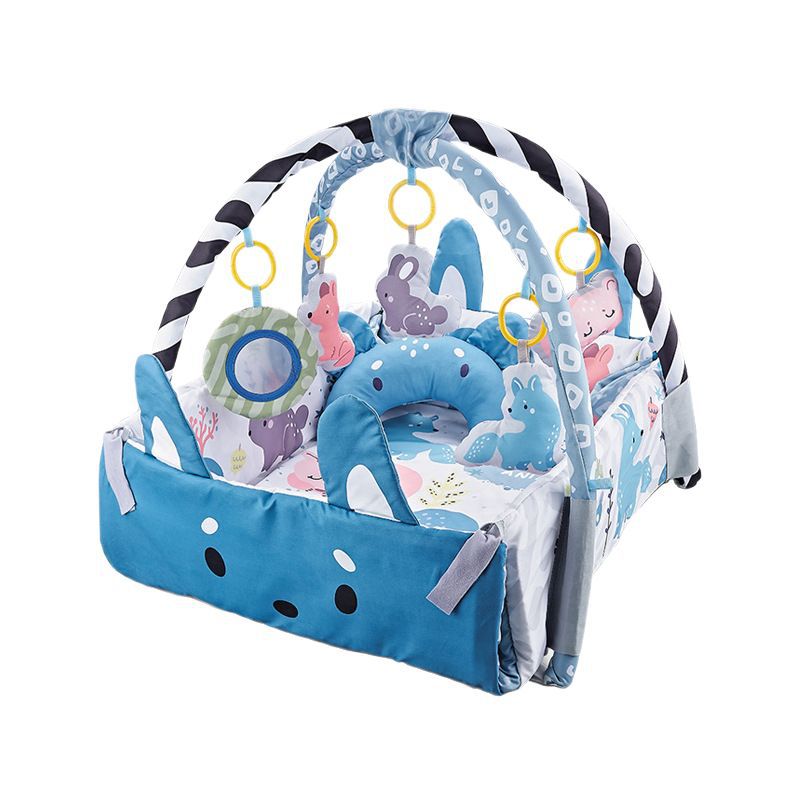 Tapis de jeu rampant 5 en 1 pour bébé, puzzle multifonctionnel, éducation précoce, support de fitness, jouet, piscine à balles, tapis rampant pour poupée_voghion.com