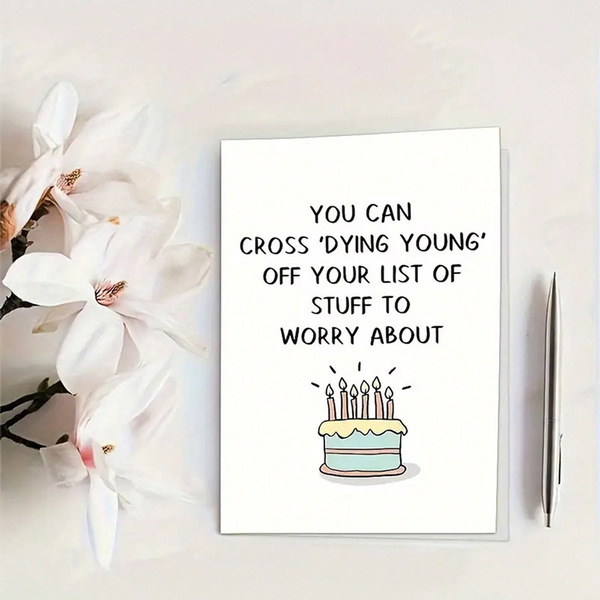 funny men's women's postcard