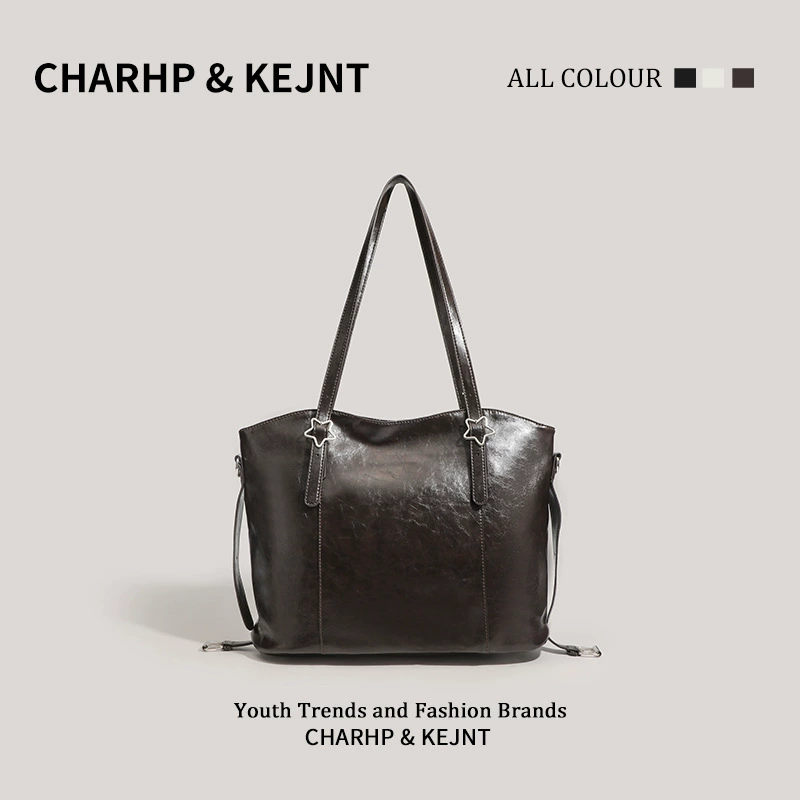 Demi-season Demi-season extra large capacious shoulder bag one shoulder