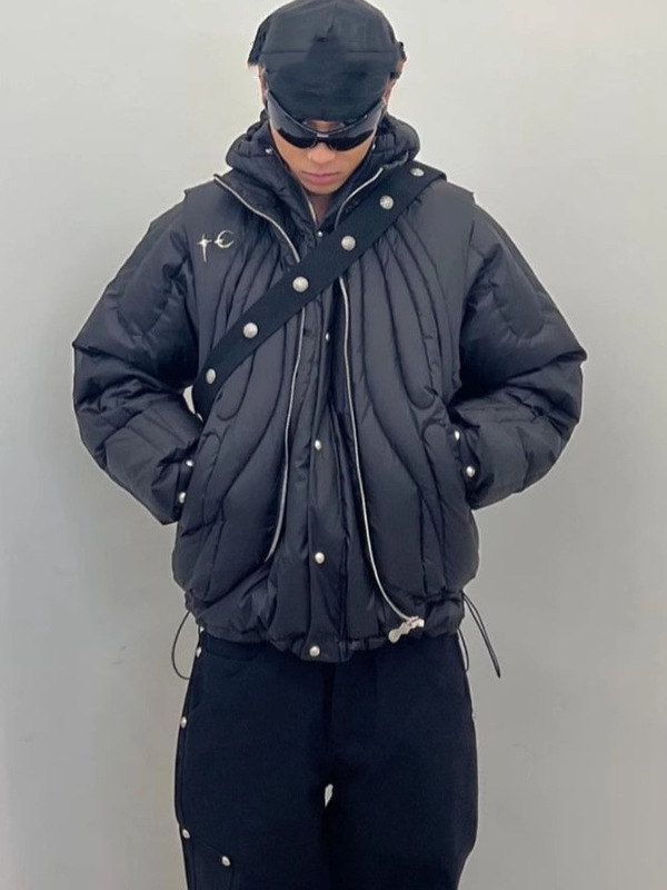Special Offer Thug Club Unique and Super Stylish Nylon Waterproof and Windproof Hooded down Jacket for Men Winter Trendy Brand Coat Special Offer Thug Club Unique and Super Stylish Nylon Waterproof and Windproof Hooded down Jacket for Men Winter Trendy Brand Coat