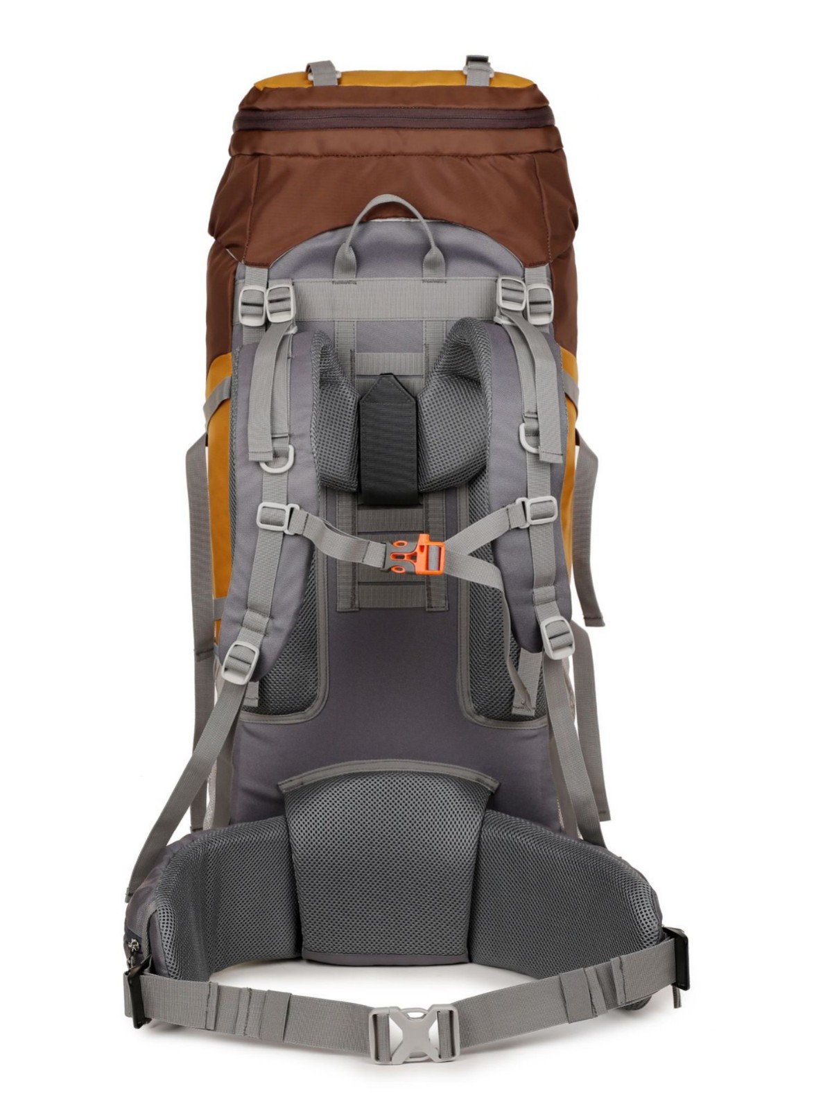 Bolsa de senderismo plegable de gran capacidad, bolsa de montañismo para deportes al aire libre de 75L
