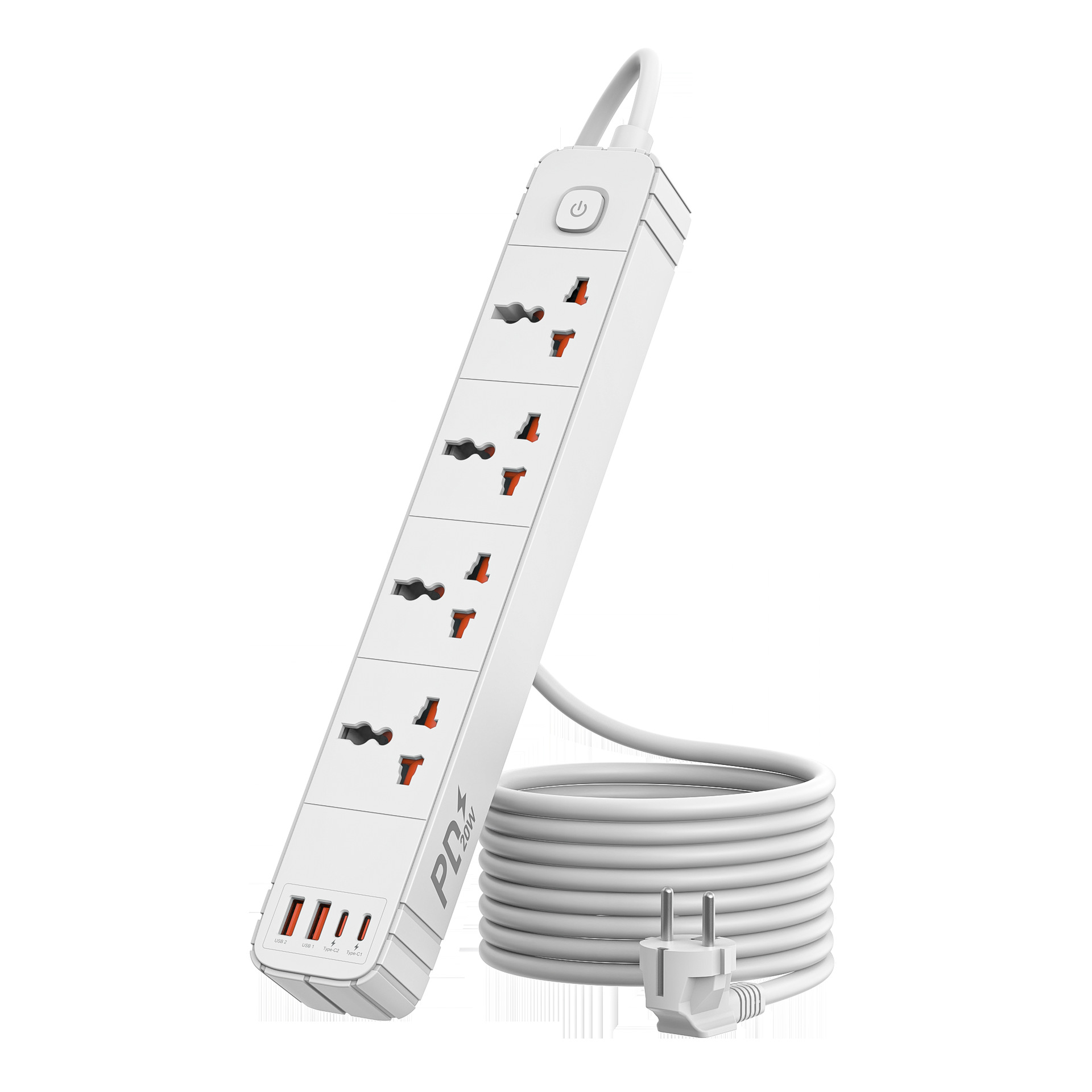 万能4位插排，USB接口插排，C口插排，欧美英日互换插头