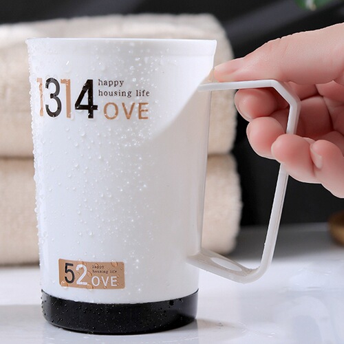 Huisi thickened mug wash cup water cup plastic toothbrush cup dental cylinder home couple mouthwash cup brushing cup