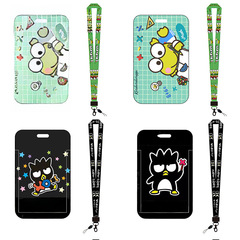 大眼蛙卡通學生飯卡套證件套胸牌帶掛繩公交地鐵卡包接送卡合集1