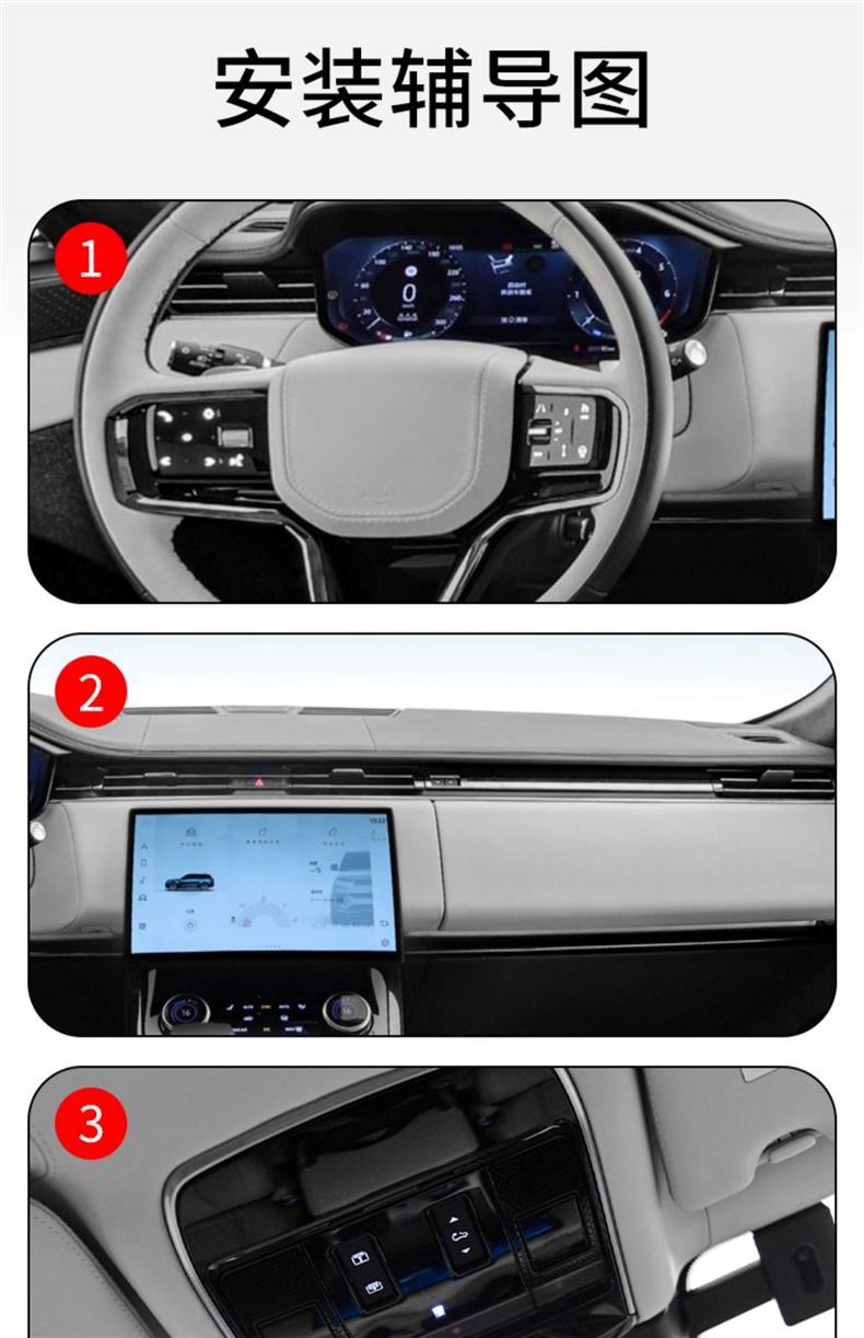 18-25 Range Rover Sport Edition Screen Central Console Interior Car Sticker Modification Paint Accessories tpu Protective Film