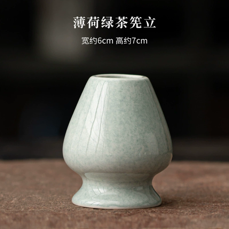 Набор чая матча (Creative Ceramics) японский стиль керамические чайные инструменты — венчик, ложка, сито нержавеющая сталь