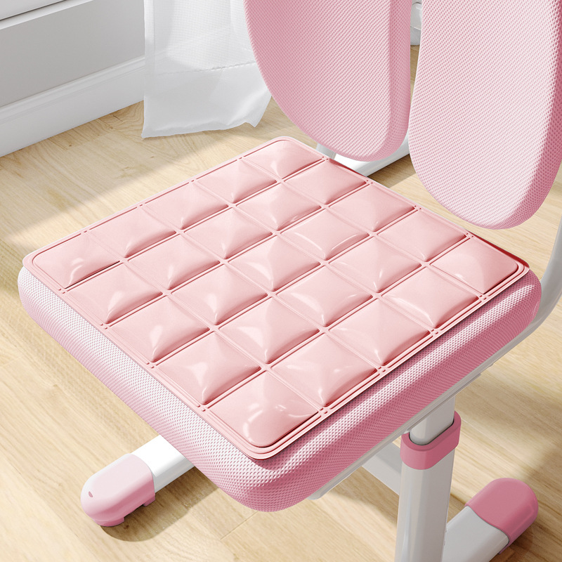 Cojín de hielo de gel de verano Cojín Cojín fresco Cojín de asiento sedentario de oficina Cojín de agua para estudiantes Almohada de hielo Cojín de trasero de verano Cojín de bolsa de hielo