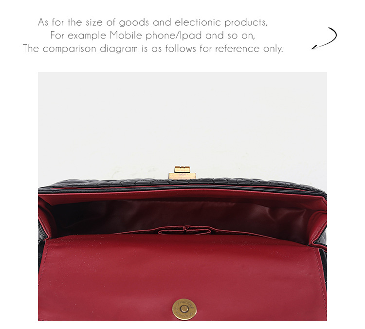 Borsa a tracolla elegante da donna modello camellia con catena_voghion.com