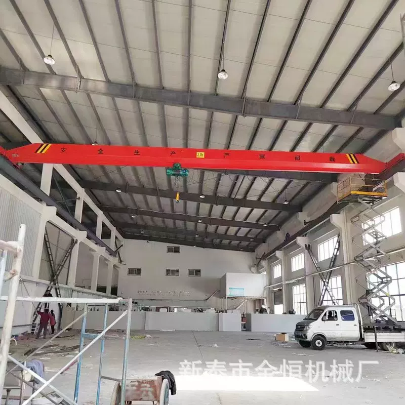 电动葫芦单梁行吊10吨小型车间轨道移动式行车单梁起重机航吊厂家