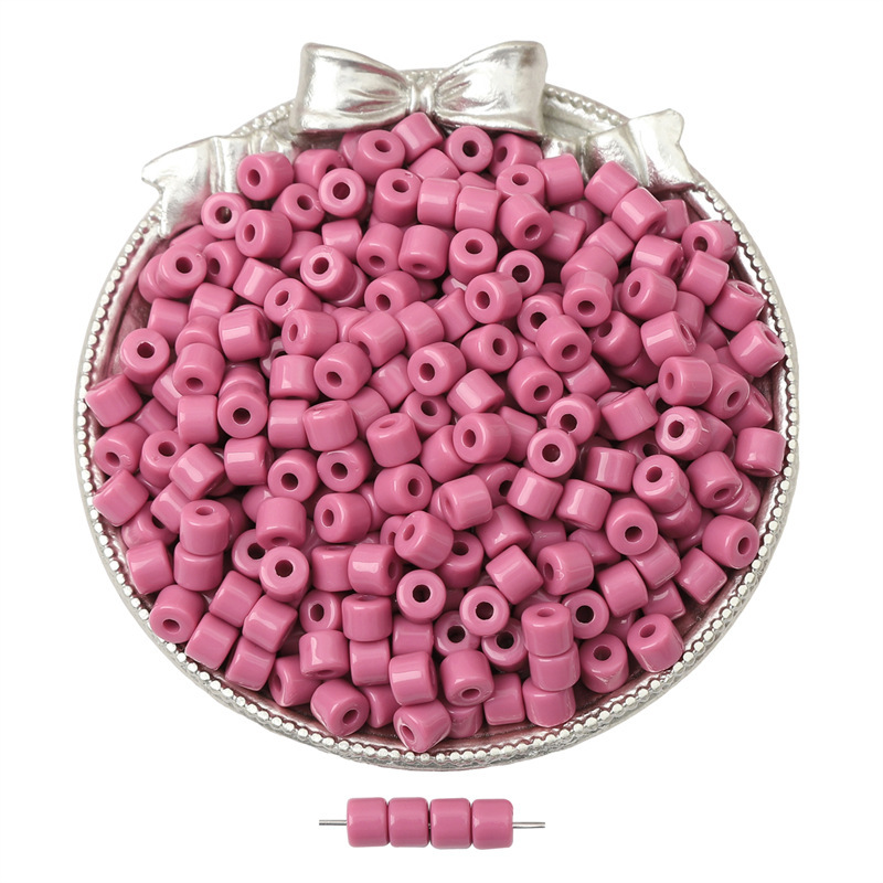 アクリルカラフル小さな円筒形ビーズマカロン色手ビーズdiy手作りビーズアクセサリー卸売|undefined