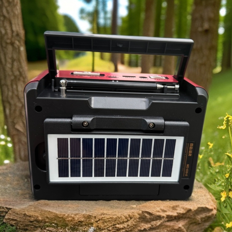 MD-929-S solar retro transfronterizo Bluetooth audio linterna exterior portátil con reloj radio portátil