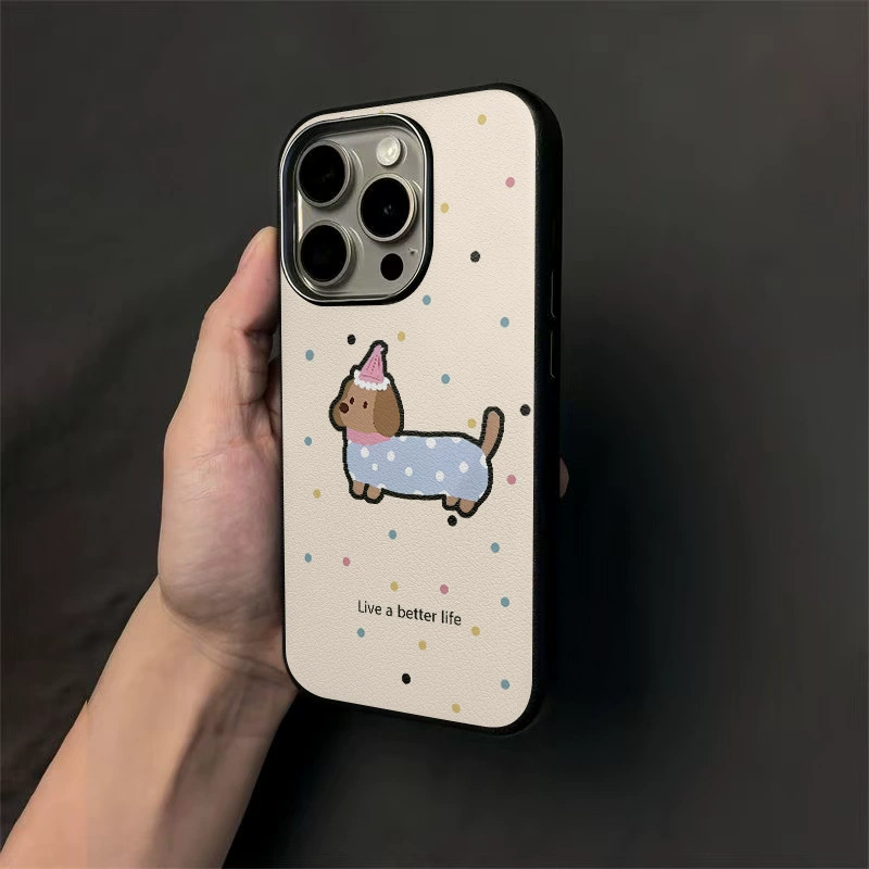 Крышка для телефона совместимая с Apple, чехол в стиле мультфильм для iPhone15 Pro, iPhone16E, 14премакс, iphone