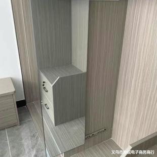 Full-Length Mirror Wardrobe Rotating Wardrobe Mirror Sliding Mirror Folding Telescopic Fitting Mirror Built-In Wholesale