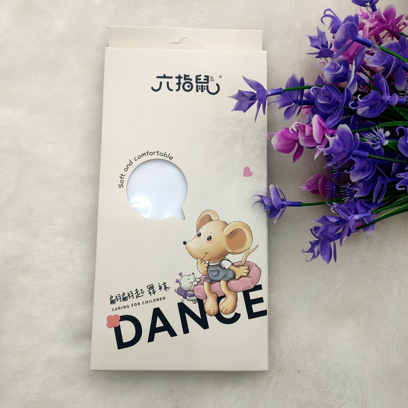 Six-Fingered Mouse 8991 Kidsren's Spring & Fall Grade Examination Dance Socks White Girls Spring and Summer Dance Practice Leggings