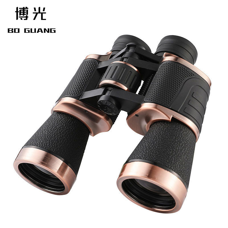 跨境新款 20x50双筒望远 镜高倍清晰户外旅游装备多层 镀膜蓝光镜