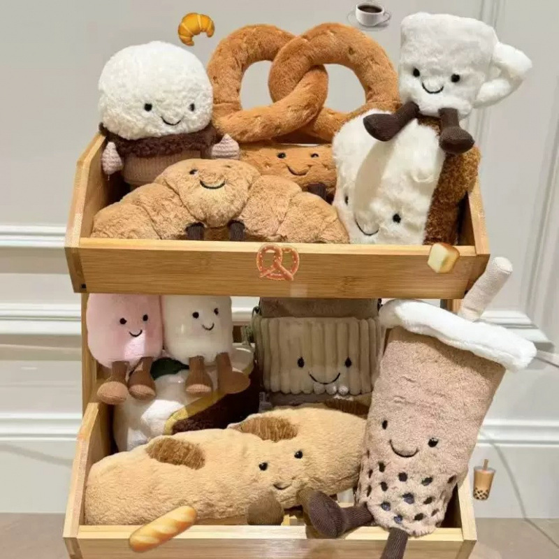 趣味包包蛋糕玩偶甜品jellycat公仔迷你创意仿真毛绒玩具娃娃机|undefined