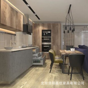 Beijing Source Factory Customized Aige Panel U702 Door Panel Lushui River Cabinet Quartz Stone Countertop Cabinet