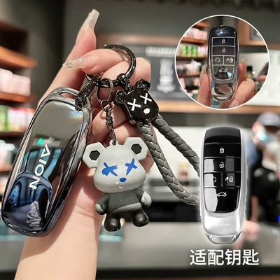 Car key bag – 20 Trumpchi Aion Key Cover - individually-packaged-type-a-gradient-black-gray-violent-bear