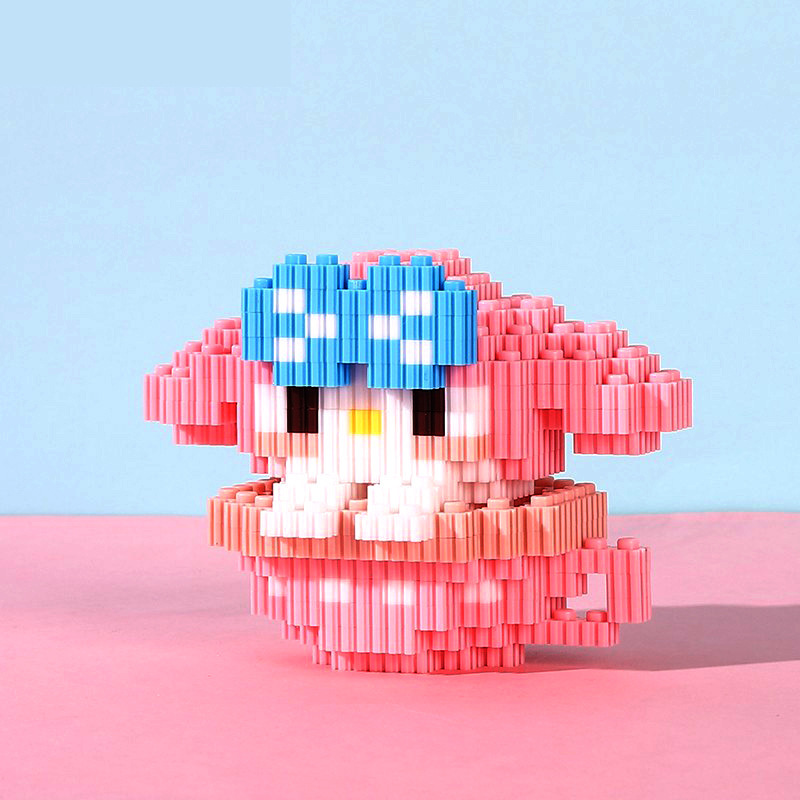 レゴ連続マイクロ粒子ビルディングブロック、サンリオ小箱、子供用教育玩具、小さなギフト、工場卸売と互換性があります。|undefined