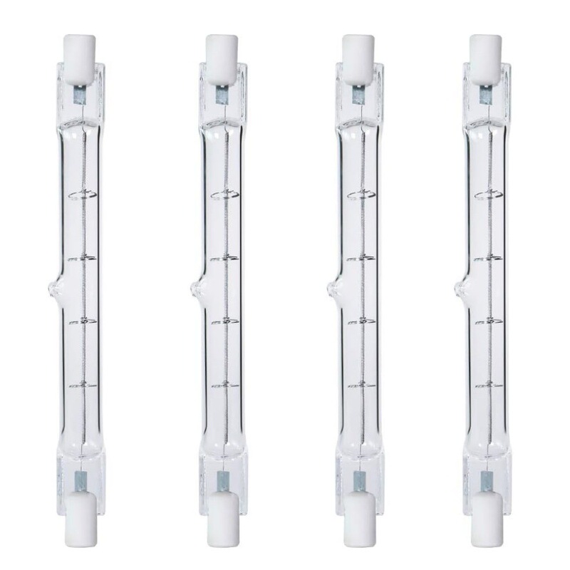 Double-Ended Halogen Lamp R7S J78 J118 Iodine Tungsten Lamp Glass Lamp 220V Halogen Tungsten Bulb Horizontal Plug-In Lamp Warm Light Double-Ended Halogen Lamp R7S J78 J118 Iodine Tungsten Lamp Glass Lamp 220V Halogen Tungsten Bulb Horizontal Plug-In Lamp Warm Light