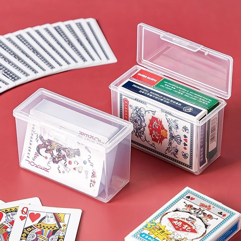 トランプ収納ボックス透明 ID カード練習カードプラスチックボックスカードボックスゲームカード収納ボックス|undefined