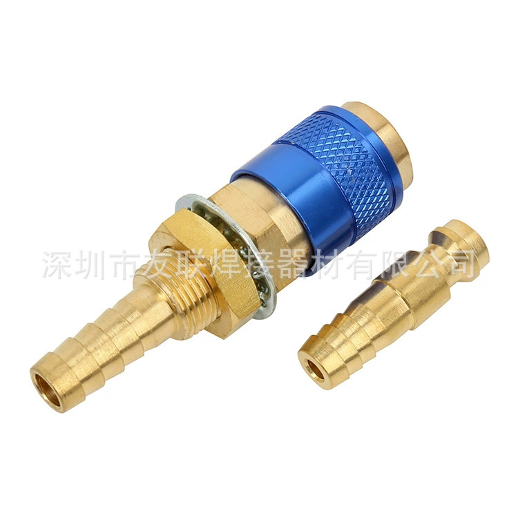 Сварочный аппарат M8 водяная быстрая вставка голубая водяная охлаждающая горелка Охлаждающая цистерна с водой оборудование водяного охлаждения соединение 8 мм в эксклюзивную поставку