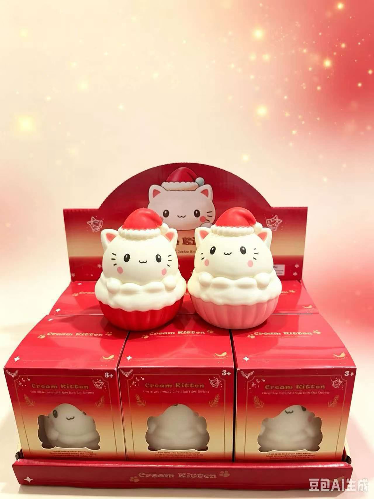 Christmas cream kittens [buy 6 / get a full case]