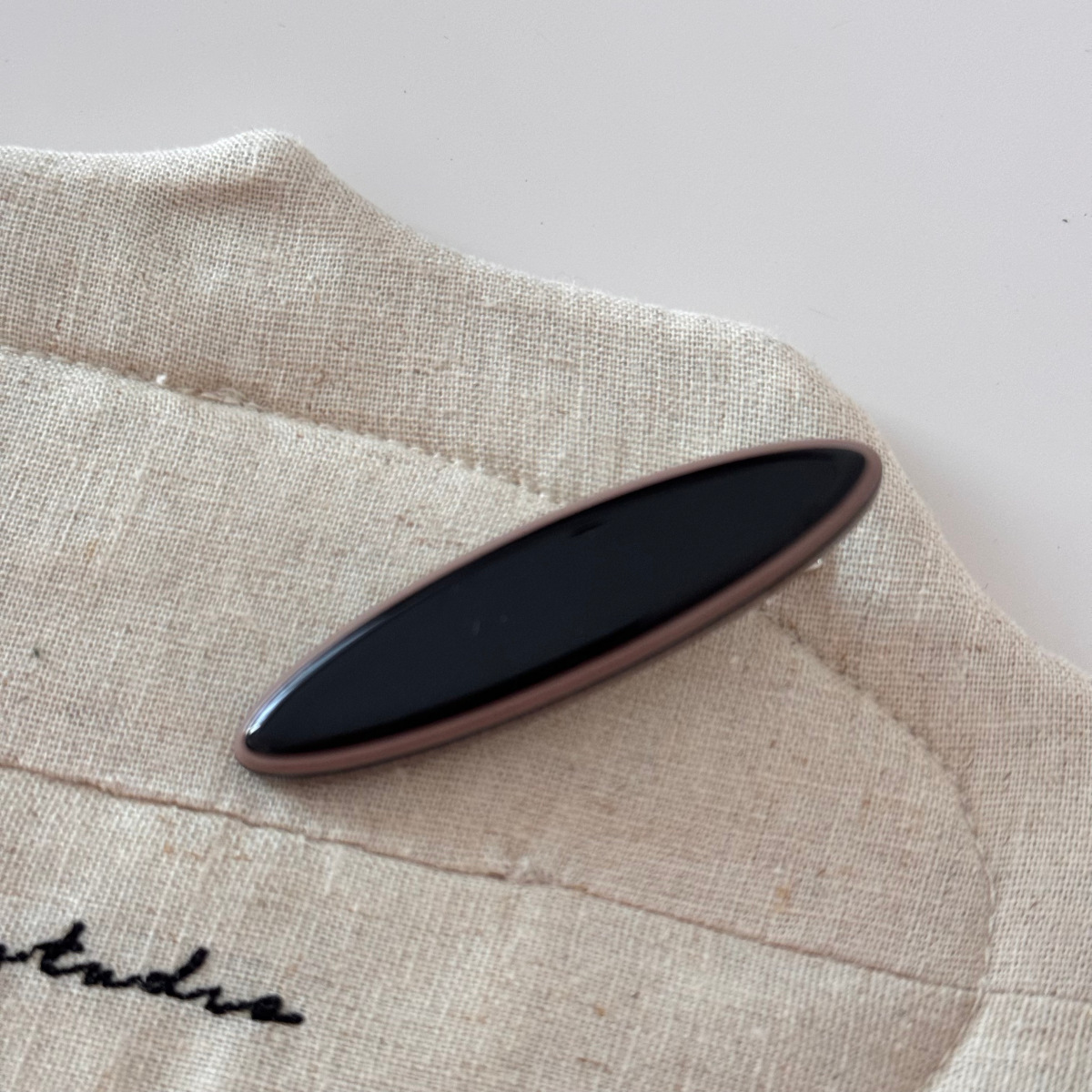 12g Weight Hair Clip Hair Accessories Type 1 Piece Quantity Alloy, Acetic acid sheets Material Triangle, Oval Pattern Women's Gender Coffee, Black Color Women's Side Hair Clip With Tassel Alloy Hair Clip Oval Duckbill Shape Hair Accessory Hair Clip 12