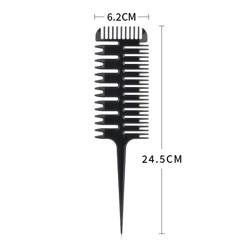 Peluquería Art Exceptive Peine Peine de cola puntiaguda Peine de espina de pescado Peine de teñido en caliente de aceite especial para peluquería