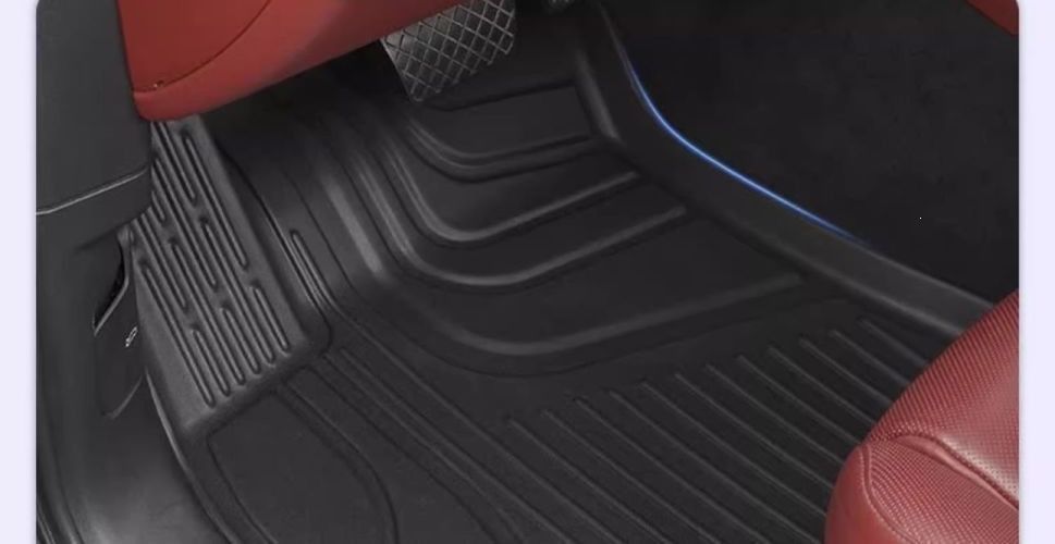 Cayenne car floor mats, Porsche Cayenne floor mats, upTPE model, fully specialized for new energy vehicles, ecoenne11 black