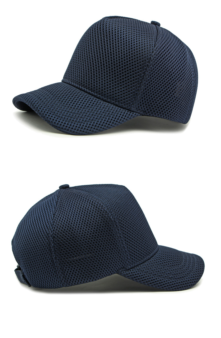 Herren Trucker Caps mit großer Krone, atmungsaktiv, Vollnetz, Snapback, Baseballkappen, Sonnenschutz, Outdoor, Übergröße 56-64cm – Detail 13