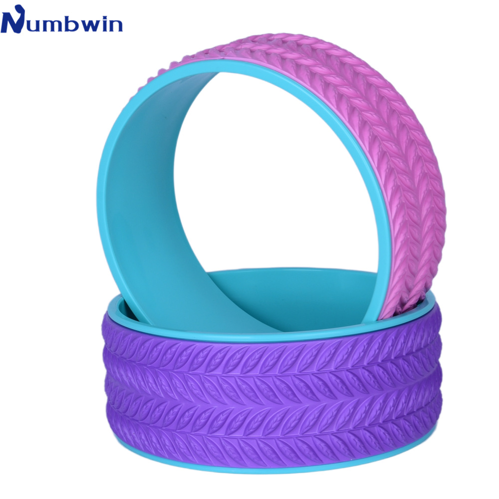 Numbwin Yoga Wheel Upgraded Thick Back Wheel for Deep Tissue Stretching and Massage, Back Rolling Pilates Ring, Back Bending Wheel