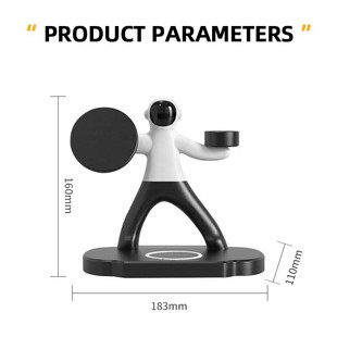 Technology Business Gift suit Accompanying Gift Keyboard Mouse Charging Treasure Astronaut Wireless Charging Visit Gift