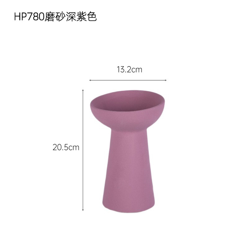 INS moderno minimalista jarrón de cerámica decoración del hogar flor seca arreglo floral decoración salón comedor Mesa decoración floral