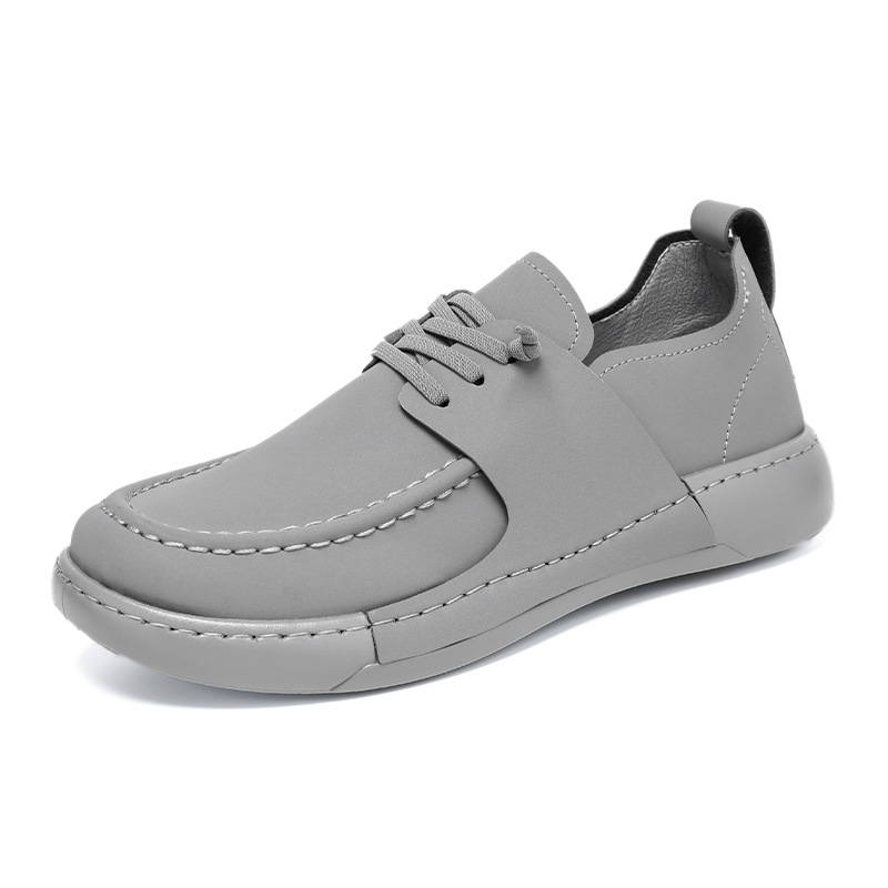 Transfronterizo tamaño 46 zapatos casuales de moda juvenil zapatos de skate elásticos hechos a mano zapatos casuales zapatos blancos pequeños zapatos de hombre