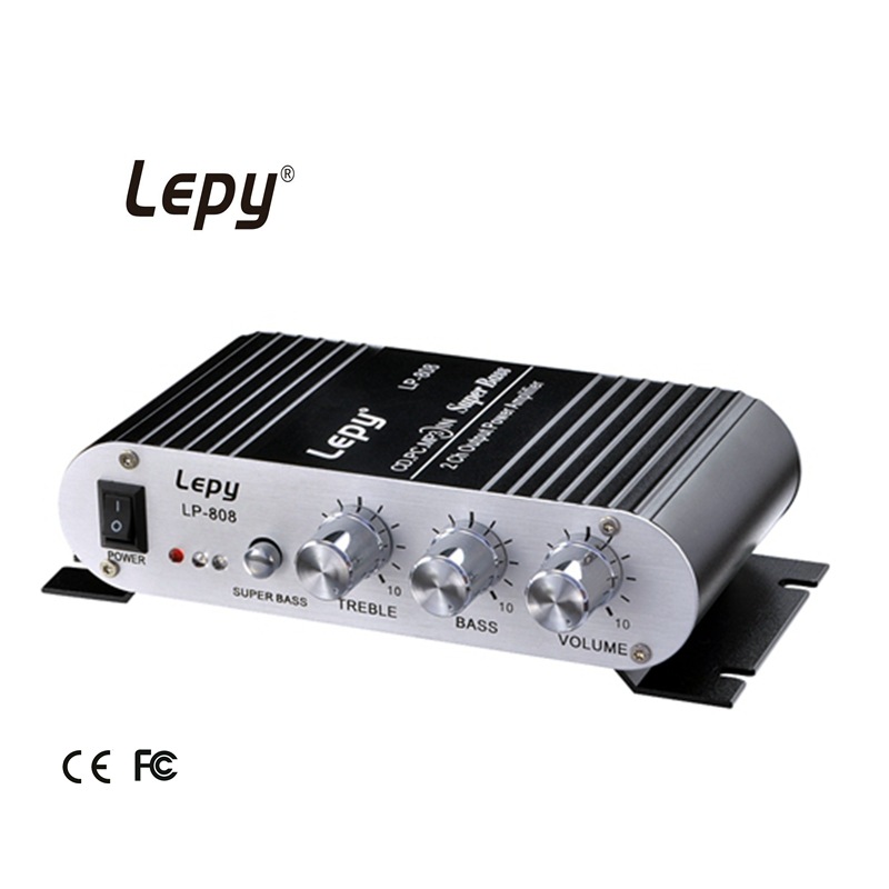 Усилитель Lepy LP-808 серебристый