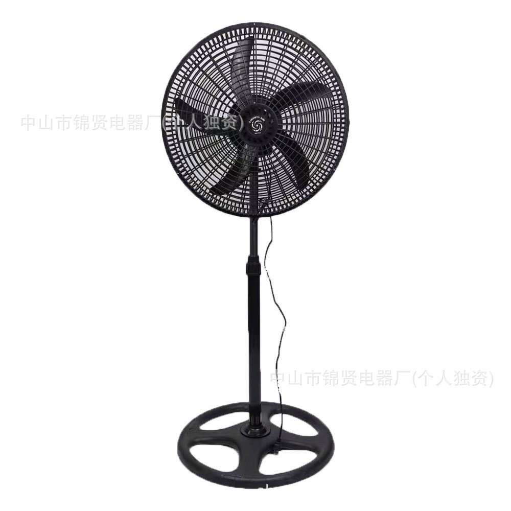 Ventilador eléctrico, ventilador de pie, oscilante, transfronterizo, ventilador de pie con aspas de malla de plástico de 18 pulgadas, vertical, alta potencia de viento, ventilador eléctrico industrial.